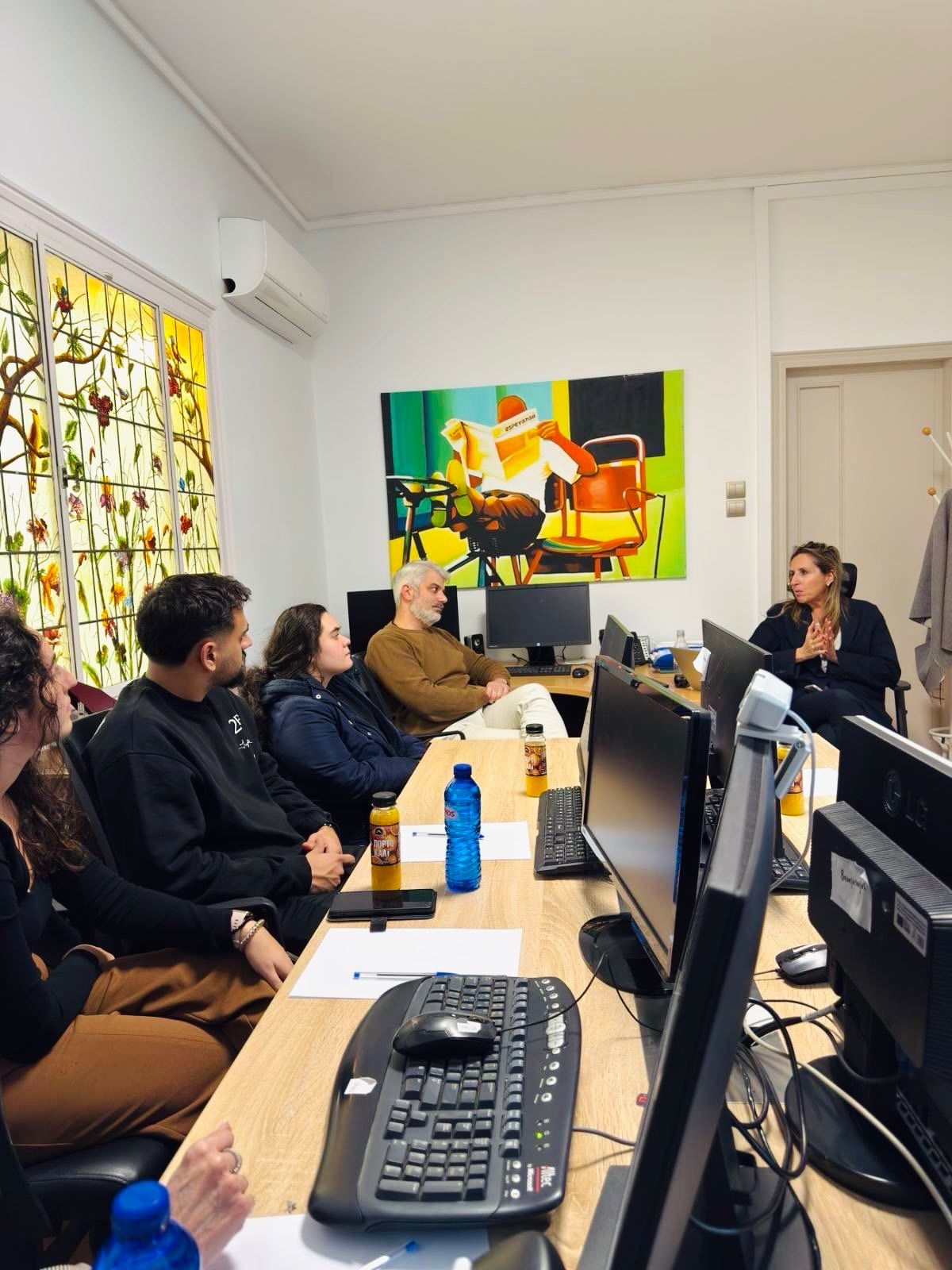 Επίσκεψη της καθηγήτριας, κας Θεοδώρας Ψαλτοπούλου και φοιτητών στο Ε.Κ.Α.Π.Τ.Υ. Α.Ε.